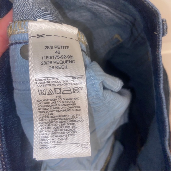 GAP True Skinny High Rise Jeans Petite - Picture 6 of 7